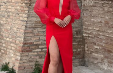 Vestido Brisa mangas abollonadas