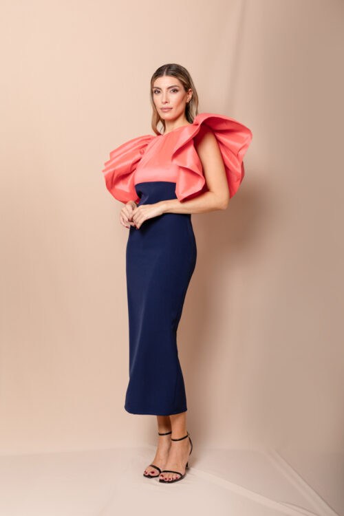 Vestido Janet Coral