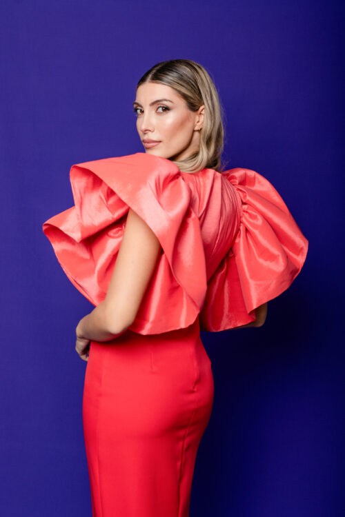 Vestido Janet Coral