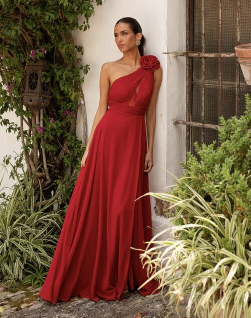 Vestido Romero Rojo