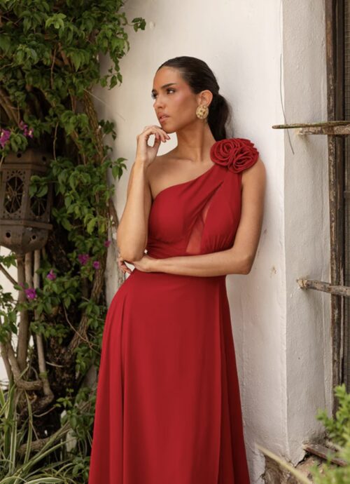 Vestido Romero Rojo
